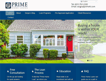 Tablet Screenshot of primehl.com